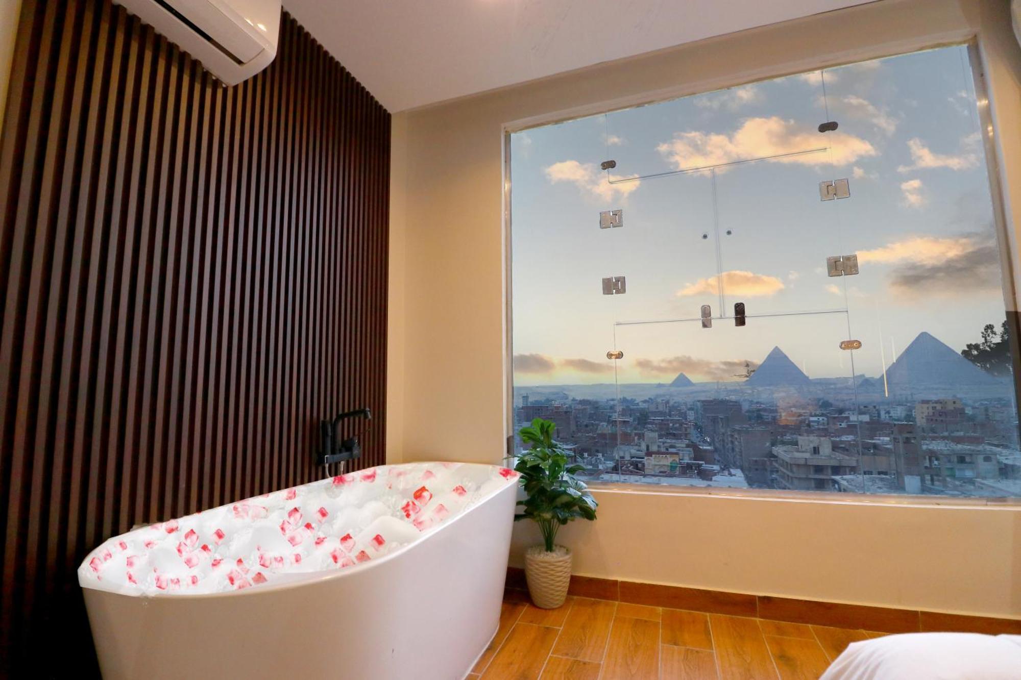 Kafret el-Gabal Pyramids Skyline Hotel Cairo מראה חיצוני תמונה