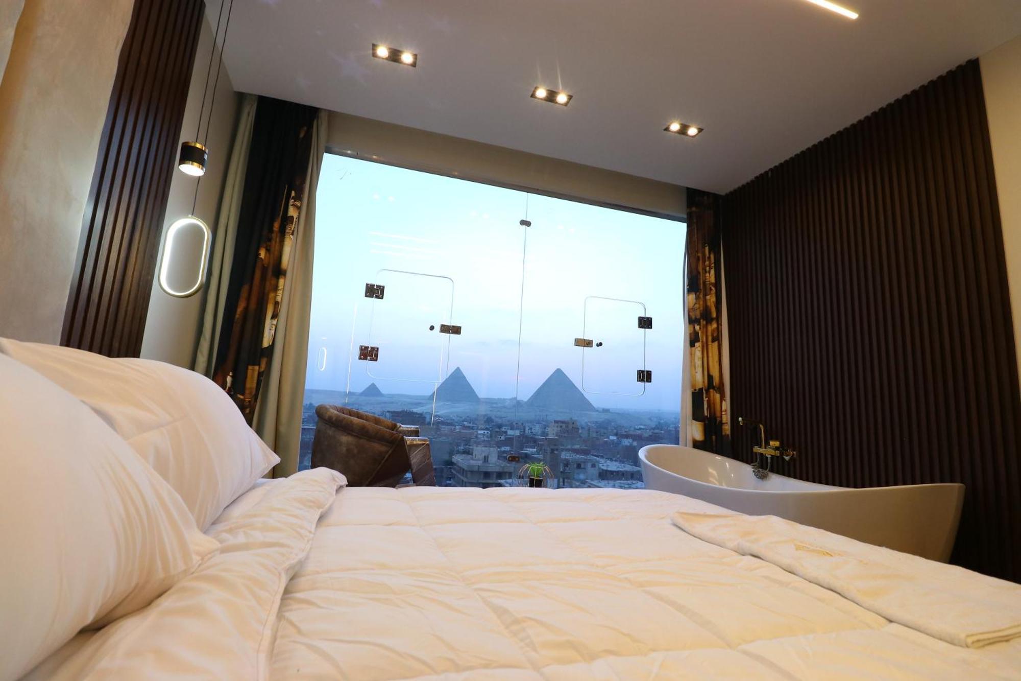 Kafret el-Gabal Pyramids Skyline Hotel Cairo מראה חיצוני תמונה