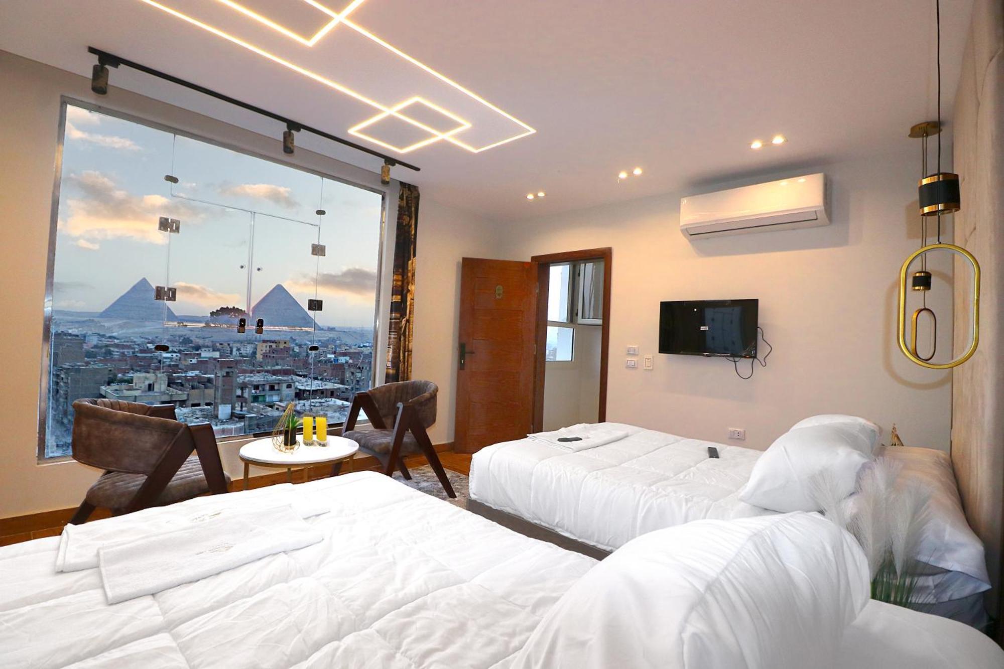 Kafret el-Gabal Pyramids Skyline Hotel Cairo מראה חיצוני תמונה
